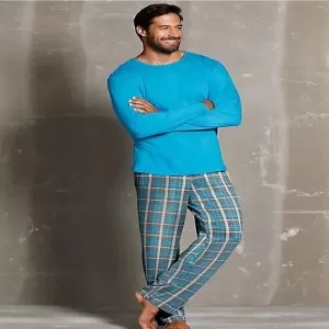 BPC Bonprix – Blue Checkered Pyjamas