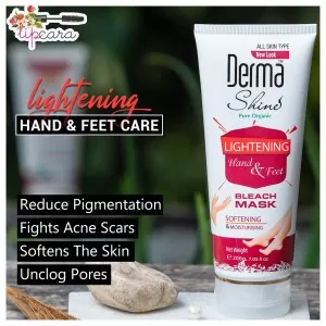 Derma Shine Hand and Feet Lightening Bleach Mask