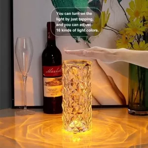 Diamond Crystal Lamp Rechargeable LED Lighting