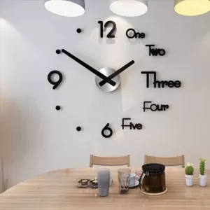 DIY 3D Wall Clock Modern Designed