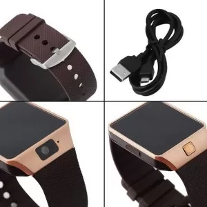 DZ09 SMART WATCH - SIM CARD - CAMERA - MEMORY CARD SUPPORTED