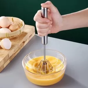 Egg Beater Stainless Steel Semi-Automatic Blender Egg Cream Stirring Kitchen Gadgets