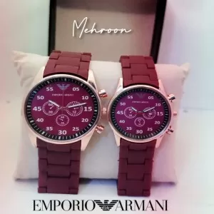 Emporio Armani - Good Looking Pair In Maroon
