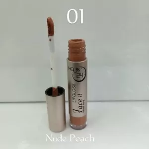 FACE IT MATTE LIPGLOSS WATERPROOF NON STICKY LONGLASTING-01 Nude Shade
