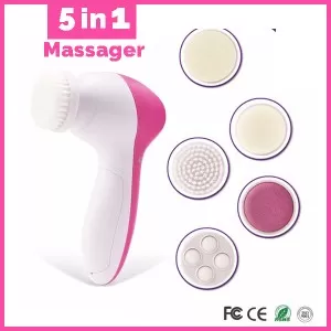 Face Massager, 5 in 1 Electric Cleanser, Portable Electric Facial Massager, Beauty Care Massager