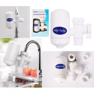 Faucet Water Filter with Washable Ceramic Filter Cartridge Tap Water Purifier For Household Kitchen Faucet Percolator