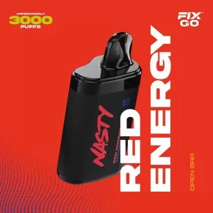 FIX GO 3000 PUFF DISPOSABLE POD RED ENERGY
