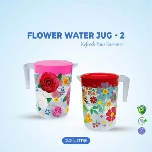 Flower Water jug  2 pcs