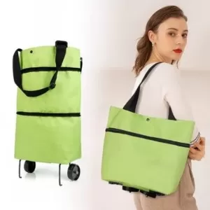 Folding Shopping Pull Cart Trolley Bag With Wheels