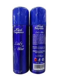 Fresh Fragrance Perfumed Body Spray Blue lady -200ML