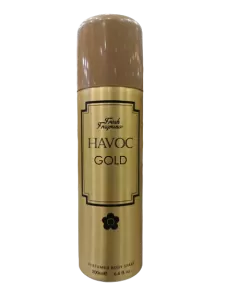 Fresh Fragrance Perfumed Body Spray Havoc Gold-200ML