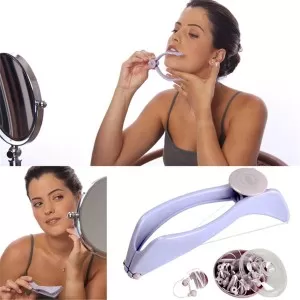 Hair Removal Slique Hair Threading Machine Sildne Portable Quick Facial Beauty Tool for Women
