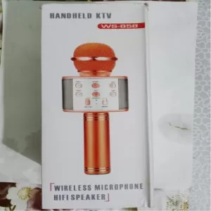 Handheld KTV - WS858 - Wireless Mic - HIFI Speaker