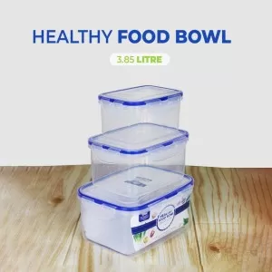 Healthy Food Bowl 3 Pieces Set (total 3.85L)