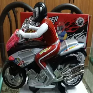 Hot Racer High Speed - Heavy Bike toy - Light n Music - Bump n Go - Battery operated - 28cm Size