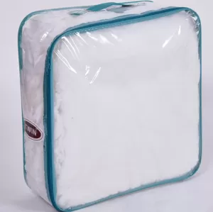 Large Blanket Cover Bag / Transparent PVC Plastic Clear Under Bed Bags Clothes Packaging Bag Environmental Protection Quilt PVC Clothing Storage Bag