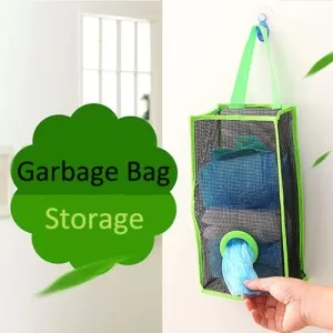 Plastic Shopping Bag Storage Basket Kitchen Accessories Reusable Grocery Potatoes Garbage Bag Holder