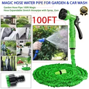 Magic Hose Water Pipe for Garden & Car wash - 100ft