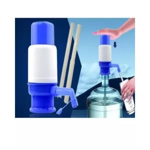 Manual Water Pump Dispenser For 19 liter Water Cans Large - Blue & White