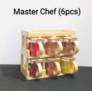 Master Chef Spice Rack 6pcs