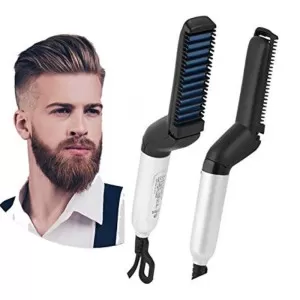 Men's Hair and Beard Straightener Modelling Comb