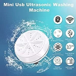 Mini Portable Ultrasonic Turbine Washing Machine
