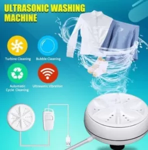 Mini Portable Ultrasonic Turbine Washing Machine