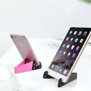 Multi-function V Shape Mobile Phone Holder Stand Portable Phone Adjustable Stand Universal Foldable Cell Stand Holder Mount for Smartphone & Tablet