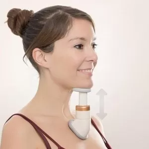 Neckline Slimmer & Toning Massager System, Double Chin Remover Facial Neck Line Exerciser Chin Massager