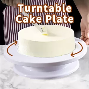 New Arrive Non-slip Cake Turntable Plate, Round Cake Stand, Turntable, Cake Decorating, Baking Tool, Kitchen Gadgets