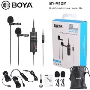 NEW BOYA MIC TWO IN ONE MIC CLEAR VOICE ON VLOGS AND VIDEOS GOOD QUALITY