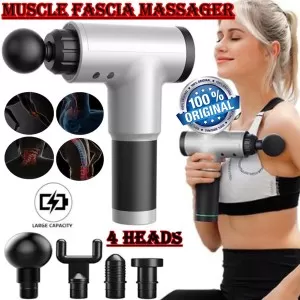 New Deep Tissue Massager Fascial Deep Muscle Fitness Chargeable Massager Leg Deep Vibration Full Body Relaxation Machine for Unisex. Imported & powerf