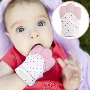 New Kid's Favorite baby Gloves Baby teether Cute Design Baby Healthy Teether