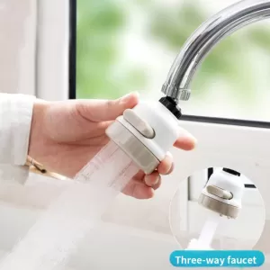 New Kitchen Faucet Filter Shower 360 Rotate Water Save Anti Splash Stainless Steel Faucet With 3 Modes