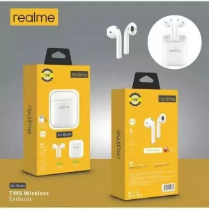 NEW REALME AIRPODS 2 CLASSIC SOUND BLUETOOTH 5.0 EASY TO EAR QUALITY ALSO GOOD