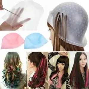 New Reusable Hair Highlighting Cap Professional Hair Color cap Styling Salon Hair Coloring Safety Dye Cap Salon Hair Streaking Cap With Hook Styling T