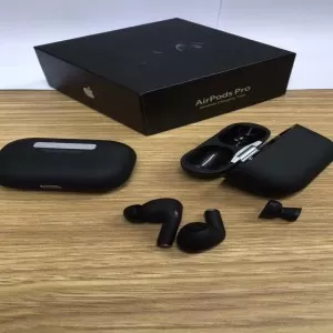NEW SMART AIRPODS PRO BLACK EDITION SMART LOOK MATTE BLACK HIGH QUALITY