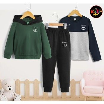 New Stylish Brand Winter Full Sleeves Classic Tracksuit (D-100)