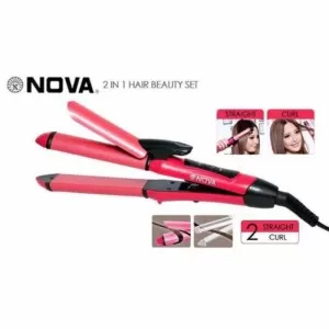 Nova 2 in 1 Hair Straightener and Curler