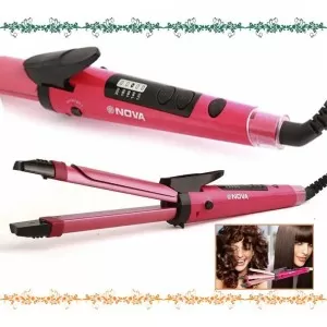 Nova Hair Curler & Straightener (NHC-1818SC)