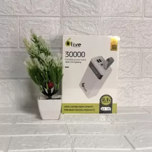 Olive AA36+ 30000mah Portable Power Bank With LED Lighting