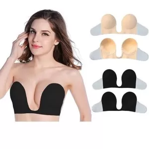 Pack of 1 - Imported High Quality Strap Less Push-up Bras For Women/Girls