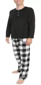 Pack of 1 -Best Quality Fleece Night Wear Checkered Pajama for Men/Boys