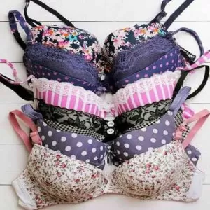 Imported Best Quality Polka Dotted Padded Bras for Women/Girls