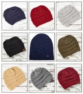 Pack of 2 - Winter Warm Woolen Cap For Men/Boys