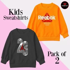 Pack Of 2 Sweet Shirts For Kids