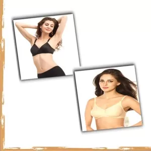 Pack of 2 – Cotton Non Padded Bras for Women