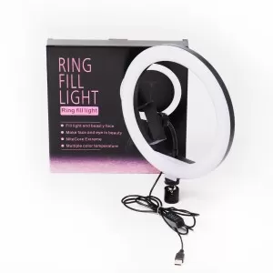 Ring Light - 26cm / 10 inch - Ring Fill Light - 3 Color Modes - With Dimmable