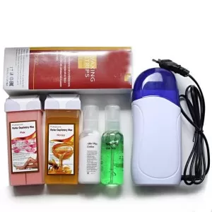 Roll-On Hair Removal Depiliatory Wax Heater Starter Kit
