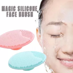 Silicone Beauty Wash Pad Face Blackhead Facial Cleansing Brush Deep Pore Cleanser Brush Skin Care Baby Gentle Massage Washing Pads